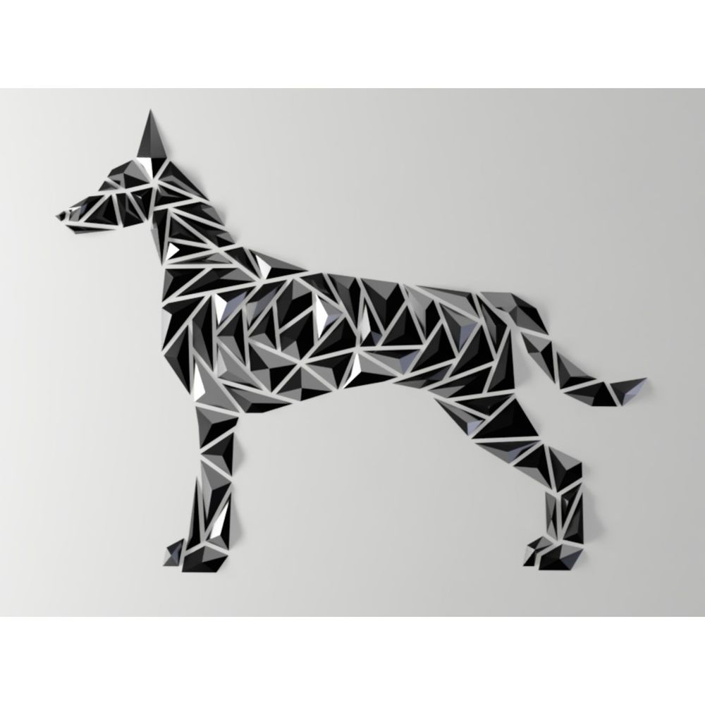 DGEmily Geometric Malinois Wall Art | Large-Scale Wall Decor | Custom Sizes!!